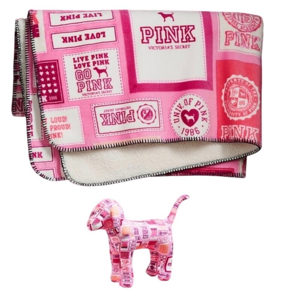 Victoria Secret's Blanket/Mystery Mini Dog Combo NWT/NIP